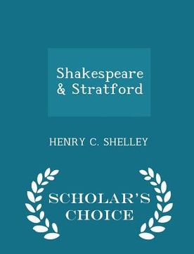 portada Shakespeare & Stratford - Scholar's Choice Edition (in English)