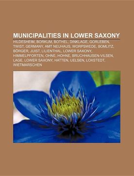 portada Municipalities in Lower Saxony (en Inglés)