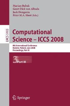 portada computational science: iccs 2008 (en Inglés)