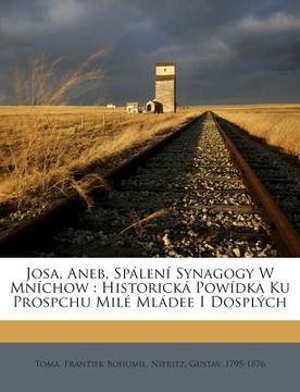 portada Josa, Aneb, Spaleni Synagogy W Mnichow: Historicka Powidka Ku Prospchu Mile Mladee I Dosplych