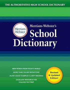 portada Merriam-Webster's School Dictionary, new Edition, 2020 Copyright, (The Authoritative High School Dictionary) 