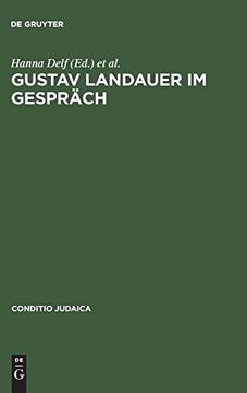 portada Gustav Landauer im Gespräch (Conditio Judaica) 