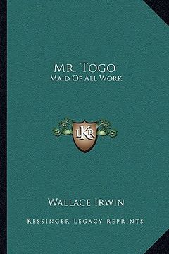 portada mr. togo: maid of all work (en Inglés)