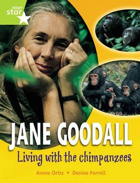 portada Rigby Star Gui Quest Year 2 Lime Level: Jane Goodall: Living With Chimpanzees Reader Sgle (STARQUEST) (in English)