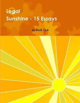 portada Legal Sunshine - Essays (in English)