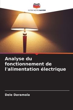 portada Analyse du fonctionnement de l'alimentation électrique (in French)