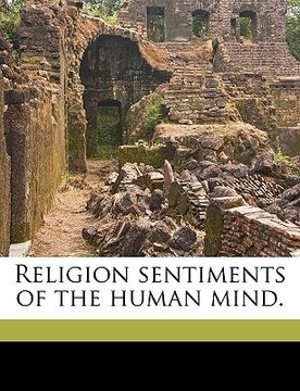 portada religion sentiments of the human mind. (in English)