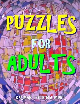 portada Puzzles for Adults: Large Print Word Search Puzzles (en Inglés)