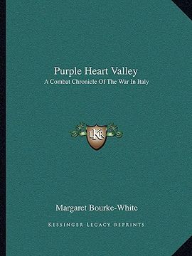 portada purple heart valley: a combat chronicle of the war in italy (in English)