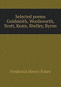 portada Selected Poems Goldsmith, Wordsworth, Scott, Keats, Shelley, Byron (in English)