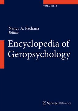 portada Encyclopedia of Geropsychology (en Inglés)