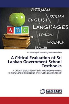 portada A Critical Evaluation of Sri Lankan Government School Textbooks