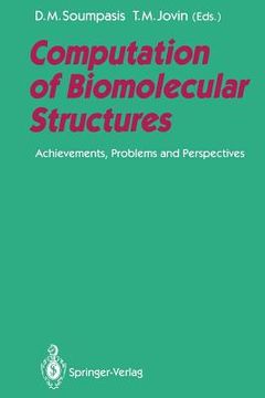 portada computation of biomolecular structures: achievements, problems, and perspectives (en Inglés)