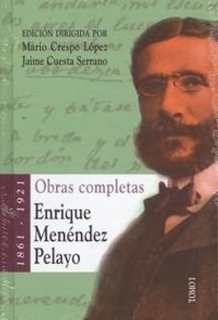 portada Obras Completas Enrique Menéndez Pelayo