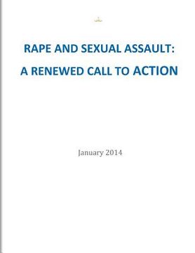 portada Rape and Sexual Assault: A Renewed Call to Action (en Inglés)