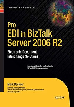 portada Pro edi in Biztalk Server 2006 r2: Electronic Document Interchange Solutions (Books for Professionals by Professionals) (en Inglés)