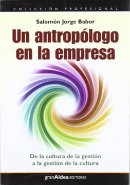 portada Un Antropólogo en la Empresa (in Spanish)