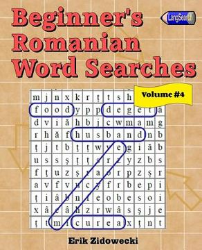 portada Beginner's Romanian Word Searches - Volume 4