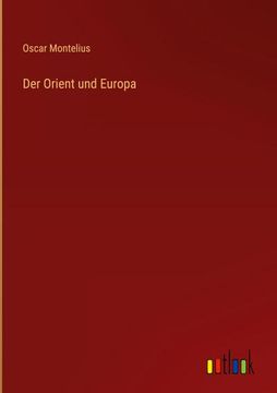 portada Der Orient und Europa (in German)