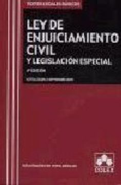 portada Ley de Enjuiciamiento Civil y Legislacion Especial (4ª Ed. ) (in Spanish)