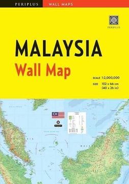portada Malaysia Wall map First Edition (en Inglés)