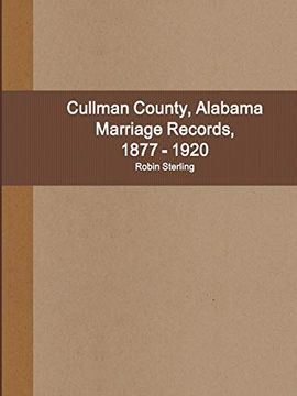 portada Cullman County, Alabama Marriage Records, 1877 - 1920