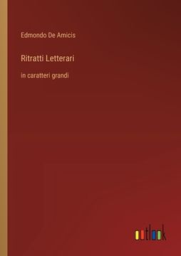 portada Ritratti Letterari: in caratteri grandi (en Italiano)