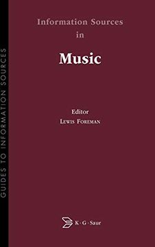 portada Information Sources in Music (Guides to Information Sources) (en Inglés)
