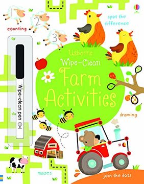 portada Wipe-Clean Farm Activities (Usborne Wipe-Clean Books)