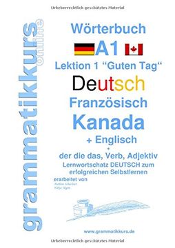 portada Wörterbuch Deutsch - Französisch Kanada - Englisch (German Edition)