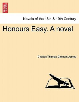 portada honours easy. a novel (en Inglés)