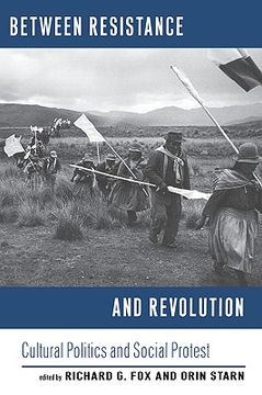 portada between resistance and revolution: cultural politics and social protest (en Inglés)
