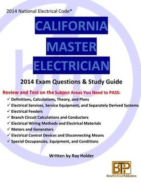 portada California 2014 Master Electrician Study Guide