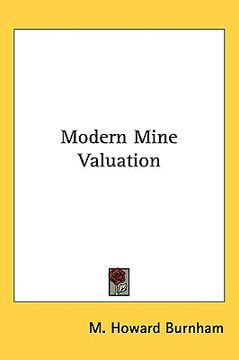 portada modern mine valuation (en Inglés)