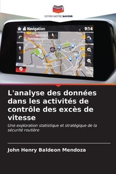 portada L'analyse des données dans les activités de contrôle des excès de vitesse (en Francés)