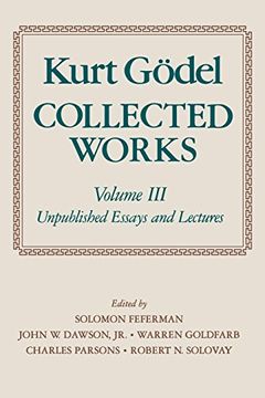 portada Collected Works, Vol. 3: Unpublished Essays and Lectures 