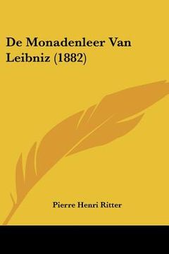 portada De Monadenleer Van Leibniz (1882)