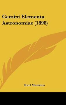 portada gemini elementa astronomiae (1898) (en Inglés)
