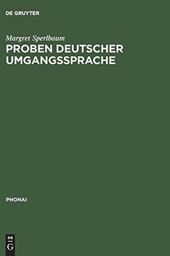 portada Proben Deutscher Umgangssprache (Phonai) 