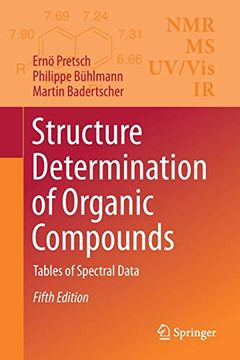 portada Structure Determination of Organic Compounds: Tables of Spectral Data (en Inglés)