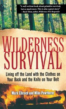 portada Wilderness Survival: Living off the Land With the Clothes on Your Back and the Knife on Your Belt (en Inglés)