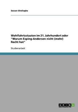 portada Wohlfahrtsstaaten im 21. Jahrhundert oder "Warum Esping-Andersen nicht (mehr) Recht hat" (German Edition)