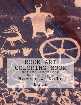 portada Rock Art Coloring Book: Native American Petroglyphs (en Inglés)