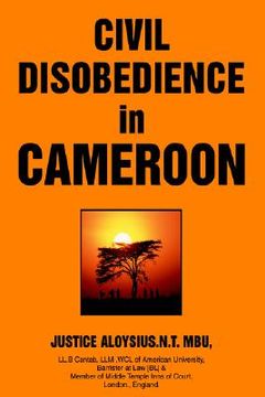 portada civil disobedience in cameroon (en Inglés)