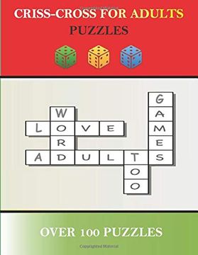 portada Criss-Cross for Adults Puzzles (en Inglés)