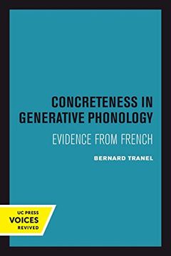 portada Concreteness in Generative Phonology: Evidence From French 
