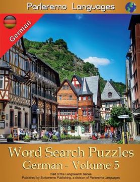 portada Parleremo Languages Word Search Puzzles German - Volume 5 (en Alemán)