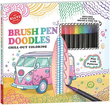 portada Klutz Brush pen Doodles Craft kit (en Inglés)