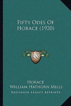 portada fifty odes of horace (1920) (en Inglés)
