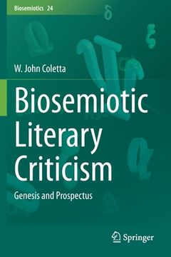 portada Biosemiotic Literary Criticism: Genesis and Prospectus (en Inglés)